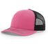 Patriot Edition Richardson 112 trucker with PVC patches in Hot Pink/Black - The Luua Company