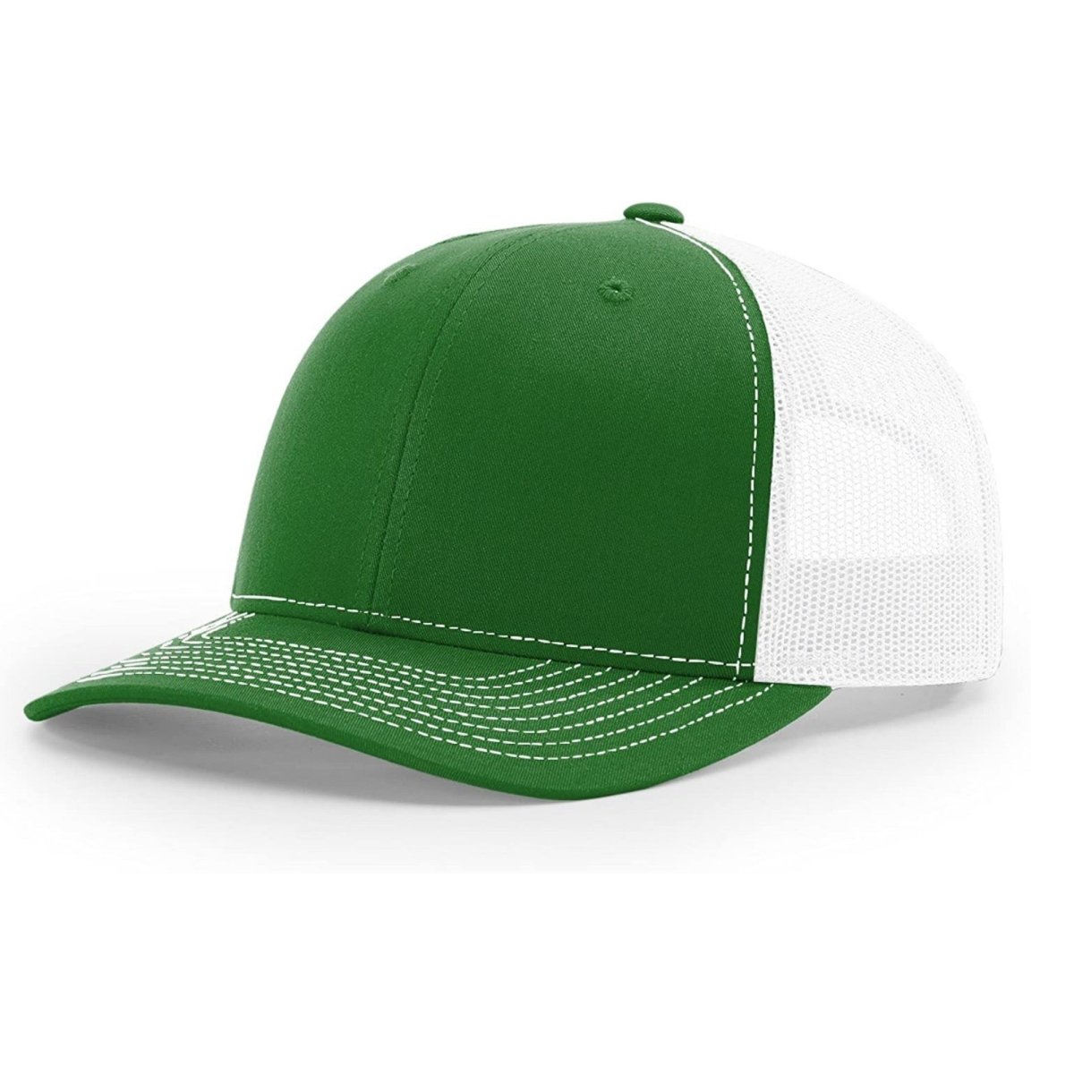 Patriot Edition Richardson 112 trucker with PVC patches in Kelly/White - The Luua Company