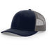 Patriot Edition Richardson 112 trucker with PVC patches in Black/Charcoal - The Luua Company
