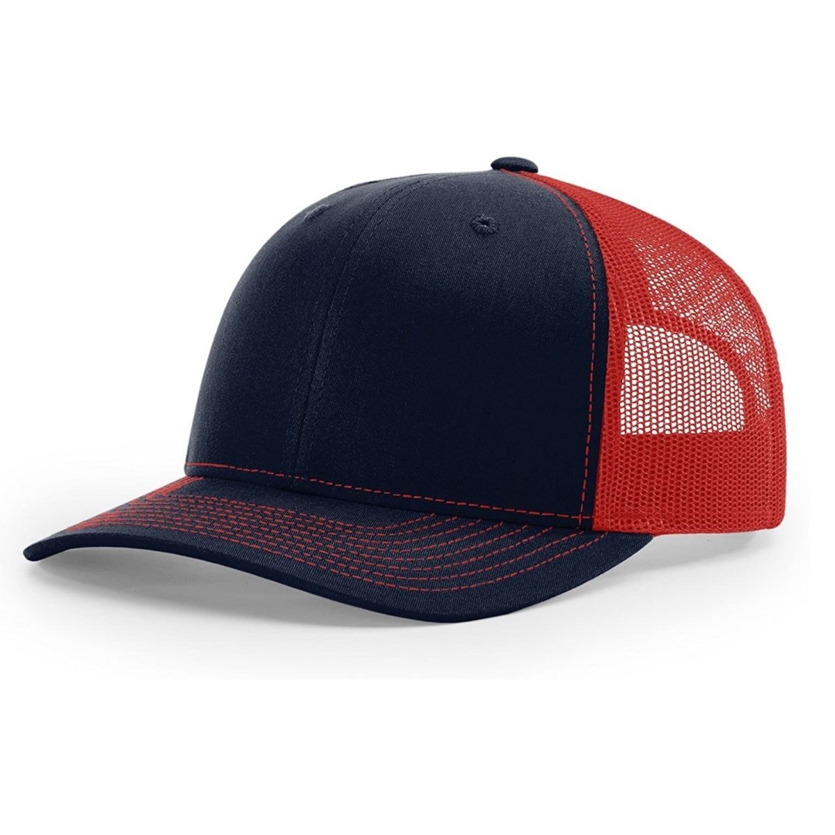 Patriot Edition Richardson 112 trucker with PVC patches in Navy/Red - The Luua Company