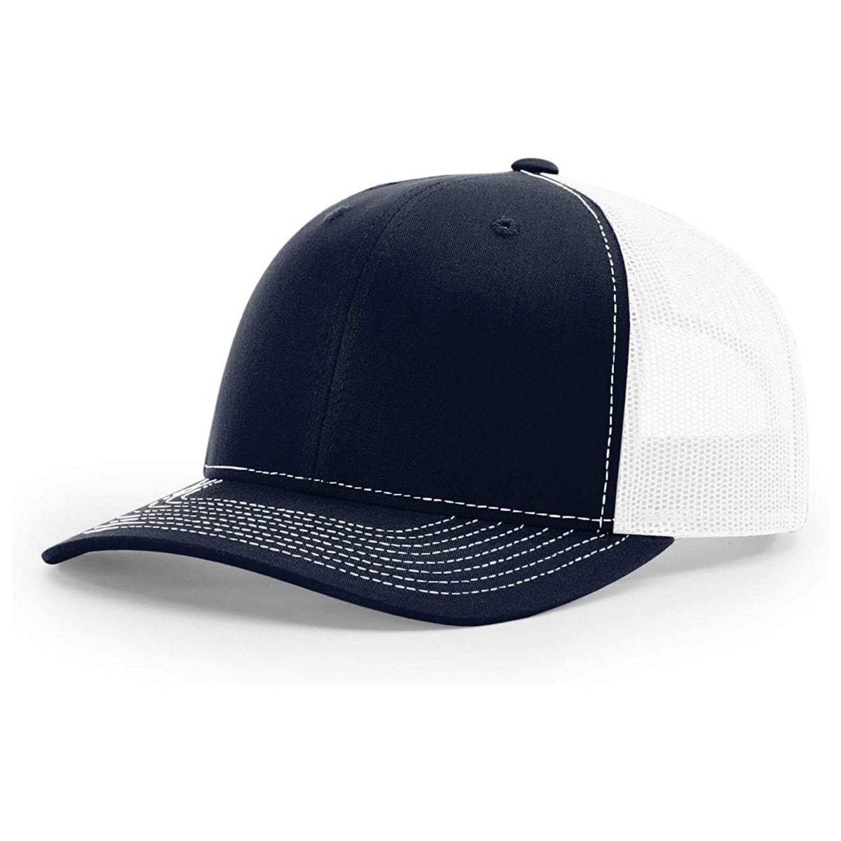 Patriot Edition Richardson 112 trucker with PVC patches in Navy/White - The Luua Company