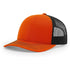 Patriot Edition Richardson 112 trucker with PVC patches in Orange/Black - The Luua Company