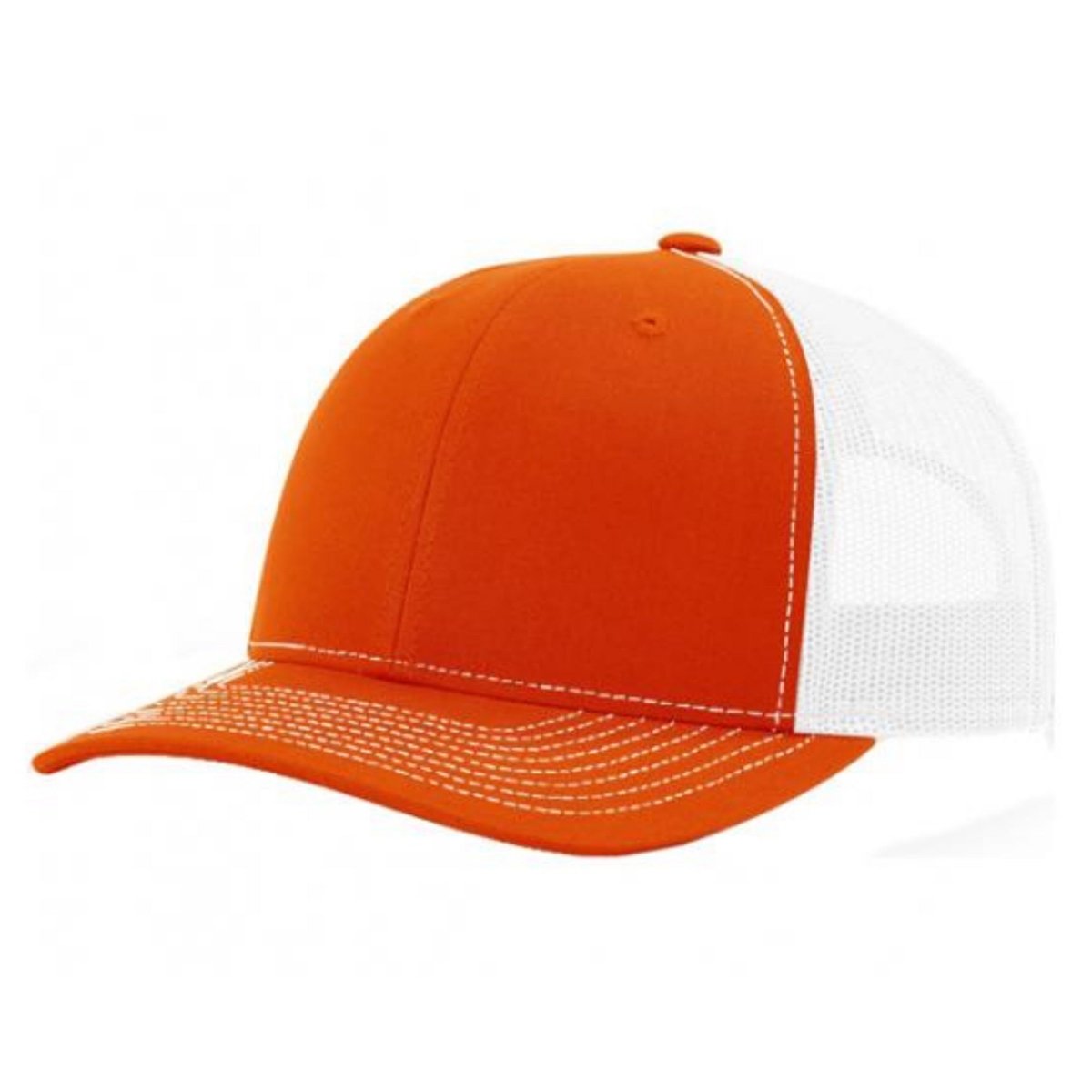 Patriot Edition Richardson 112 trucker with PVC patches in Orange/White - The Luua Company