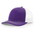 Patriot Edition Richardson 112 trucker with PVC patches in Purple/White - The Luua Company
