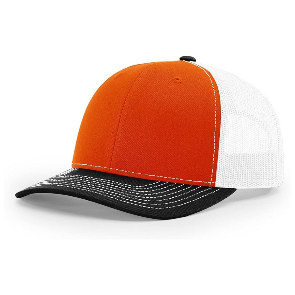 Patriot Edition Richardson 112 trucker with PVC patches in Orange/White/Black - The Luua Company