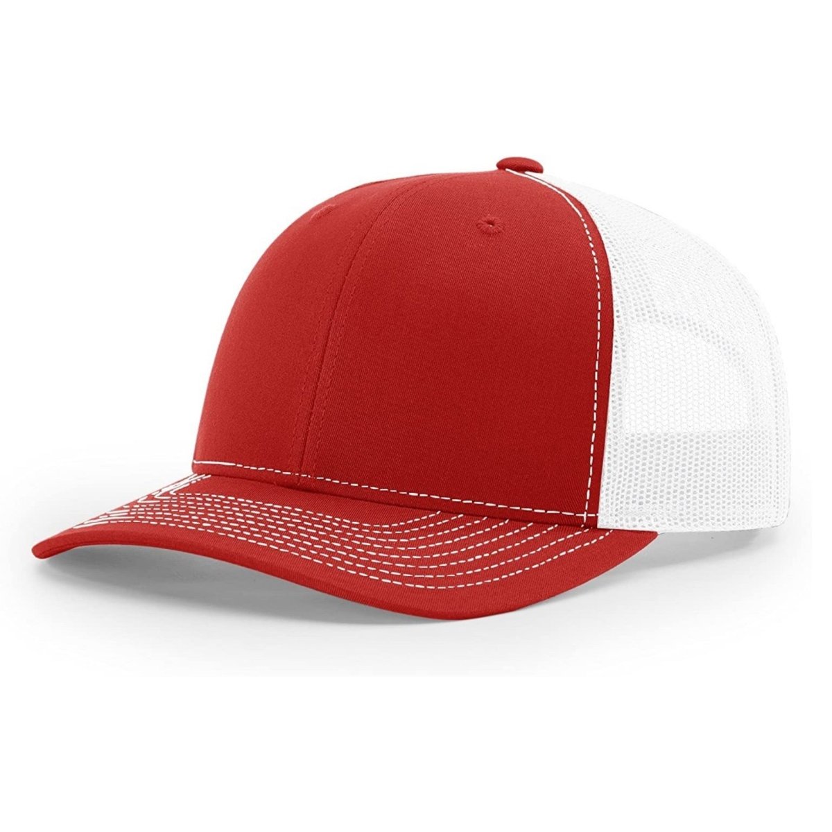 Patriot Edition Richardson 112 trucker with PVC patches in Red/White - The Luua Company