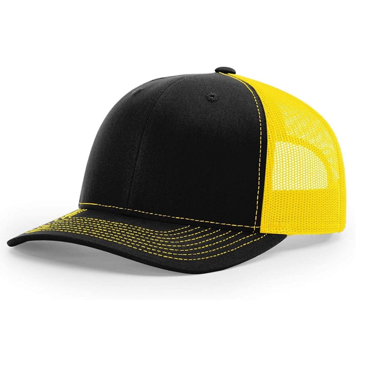 Patriot Edition Richardson 112 trucker with PVC patches in White/Black - The Luua Company