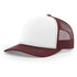 Patriot Edition Richardson 112 trucker with PVC patches in White/Maroon - The Luua Company