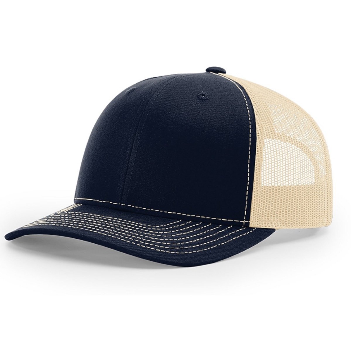 Patriot Edition Richardson 112 trucker with PVC patches in navy/khaki - The Luua Company