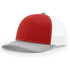 Patriot Edition Richardson 112 trucker with PVC patches in Red/White/Heather Grey - The Luua Company