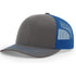 Patriot Edition Richardson 112 trucker with PVC patches in Charcoal/Royal - The Luua Company