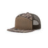 Custom Richardson 168P - 7 - Panel Flat Bill Camo Trucker Hat - barn duck camo/brown - The Luua Company