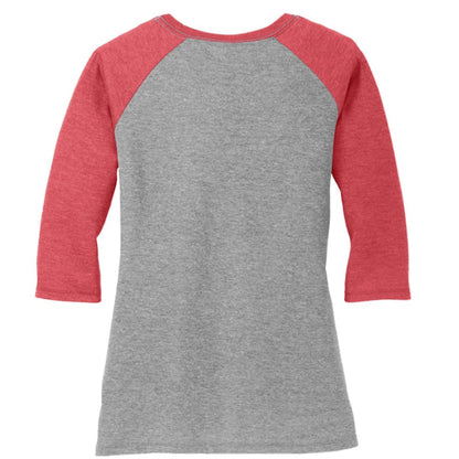 AFA District Women’s Perfect Tri Raglan T-shirt - The Luua Company