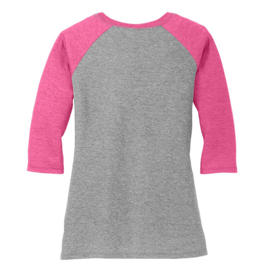 AFA District Women’s Perfect Tri Raglan T-shirt - The Luua Company