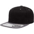 Custom Flexfit 110F Snapback Cap | 110® Wool Blend Flat Bill - Black/ Grey - The Luua Company