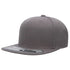 Custom Flexfit 110F Snapback Cap | 110® Wool Blend Flat Bill - Grey - The Luua Company
