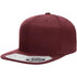 Custom Flexfit 110F Snapback Cap | 110® Wool Blend Flat Bill - Maroon - The Luua Company