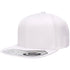 Custom Flexfit 110F Snapback Cap | 110® Wool Blend Flat Bill - White - The Luua Company