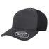 Custom Flexfit 110M Mesh - Back Cap | Structured 6 - Panel Stretch Trucker - Charcoal/ Black - The Luua Company
