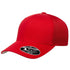 Custom Flexfit 110M Mesh - Back Cap | Structured 6 - Panel Stretch Trucker - Red - The Luua Company