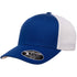 Custom Flexfit 110M Mesh - Back Cap | Structured 6 - Panel Stretch Trucker - Royal/ White - The Luua Company