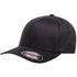 Custom Flexfit 6277 Cotton Blend Cap | Original Fitted Hat - Black - The Luua Company