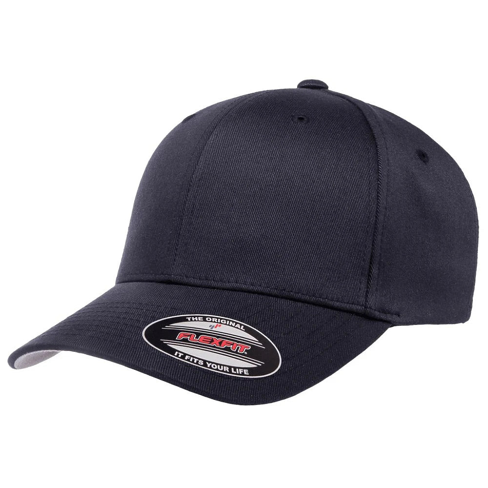 Custom Flexfit 6277 Cotton Blend Cap | Original Fitted Hat - Dark Navy - The Luua Company
