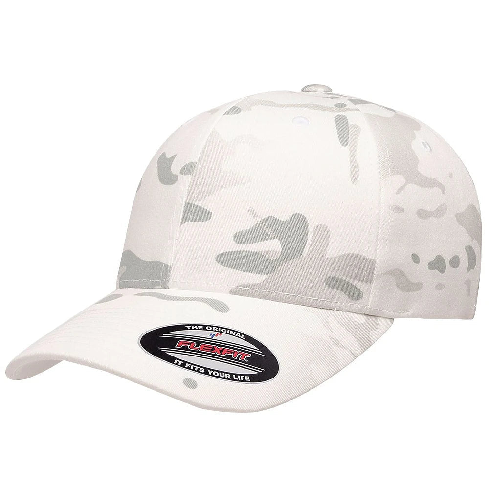 Custom Flexfit 6277 Cotton Blend Cap | Original Fitted Hat - Multicam Alpine - The Luua Company