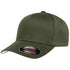 Custom Flexfit 6277 Cotton Blend Cap | Original Fitted Hat - Olive - The Luua Company