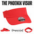 Custom Imperial 3124P The Phoenix Visor | Performance Golf Visor - Black - The Luua Company