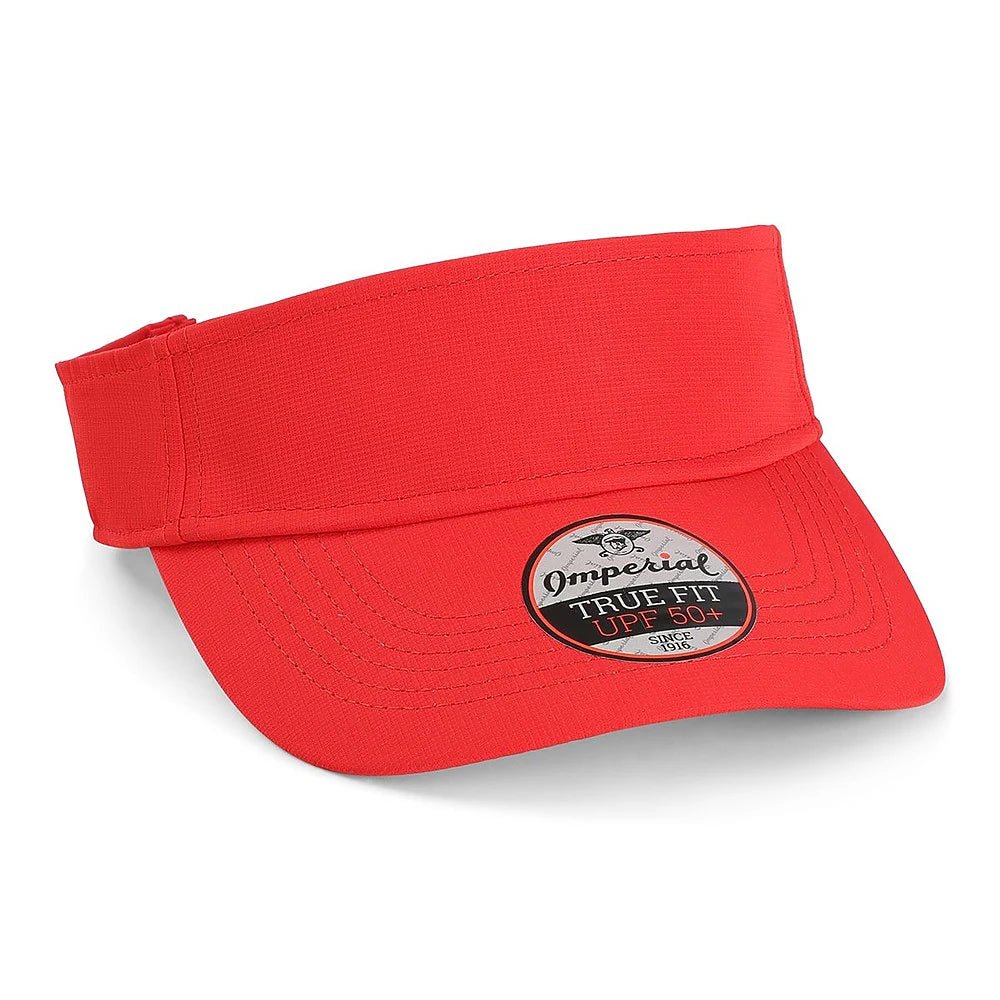 Custom Imperial 3124P The Phoenix Visor | Performance Golf Visor - Red Pepper - The Luua Company