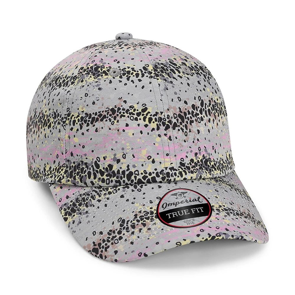 Custom Imperial 4072 "The Easy Read" Cap | Sustainable Performance Hat - Trout Spots/ Grey - The Luua Company