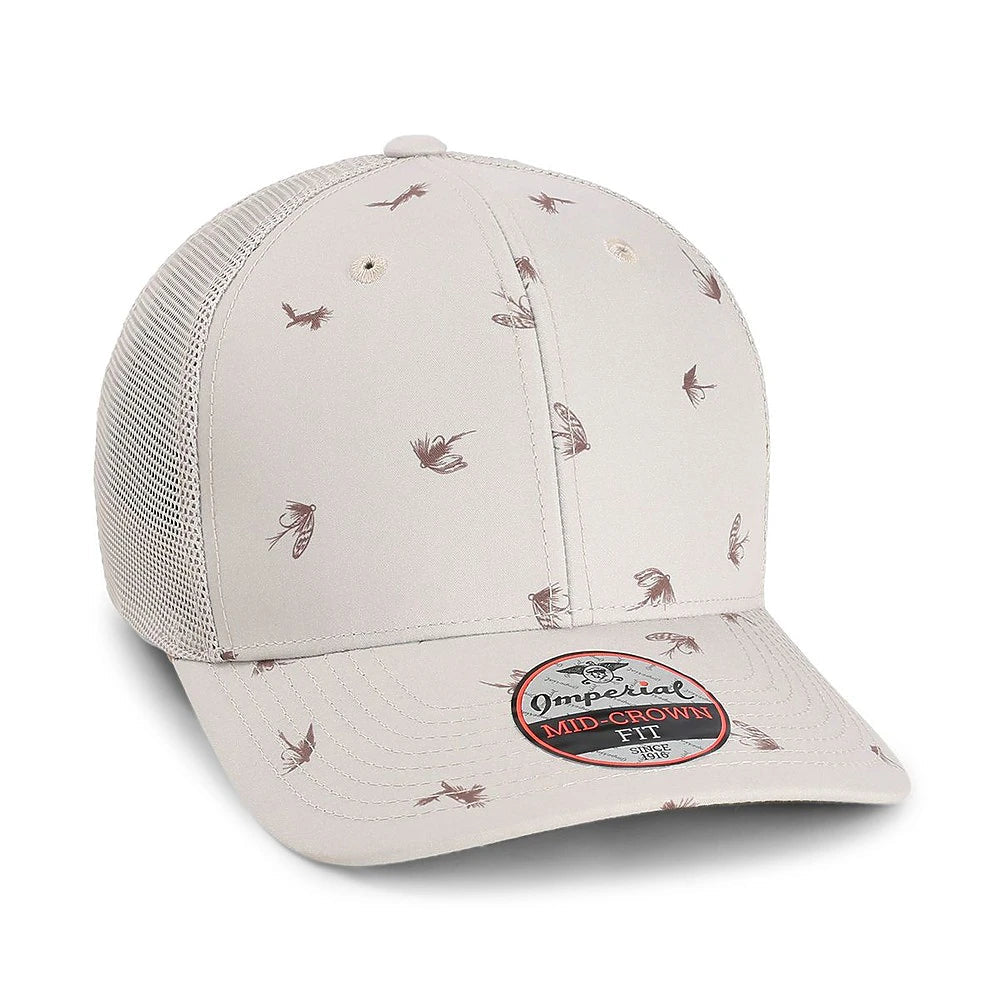 Custom Imperial 4074 The Passenger Side Cap | 6 - Panel Performance Hat - Khaki - The Luua Company