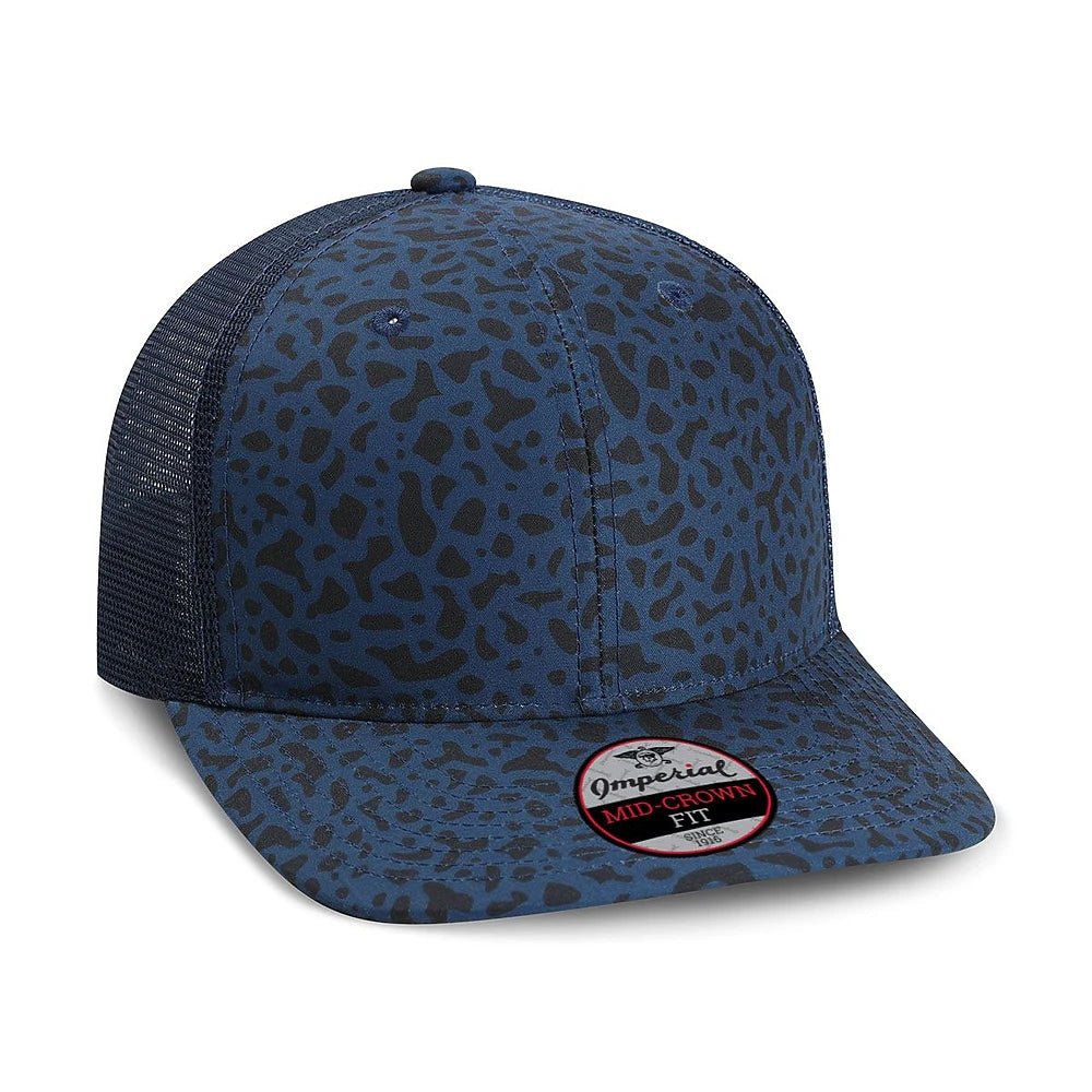 Custom Imperial 4074 The Passenger Side Cap | 6 - Panel Performance Hat - Trout Dusk - The Luua Company