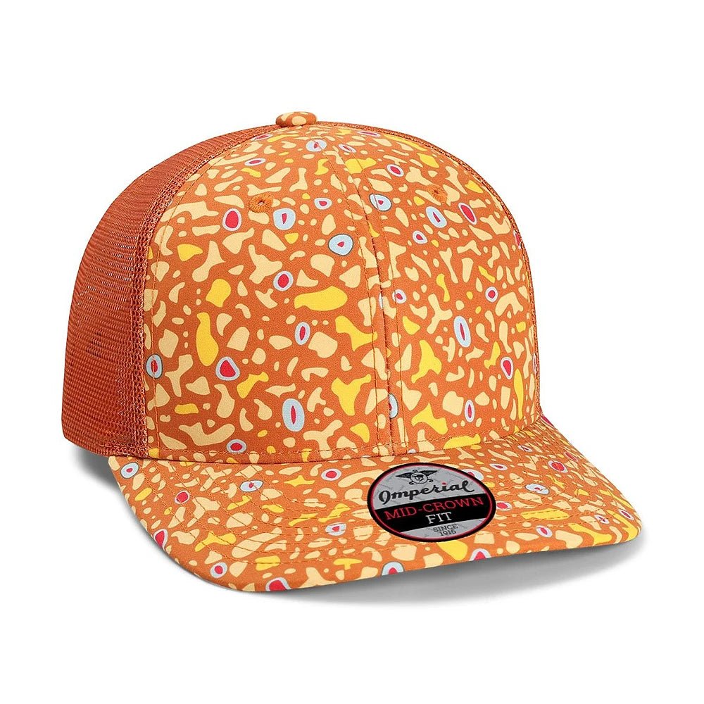 Custom Imperial 4074 The Passenger Side Cap | 6 - Panel Performance Hat - Trout Skin - The Luua Company