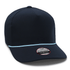 Custom Imperial 5054 The Wrightson Cap | Performance Rope Hat - Navy/ Light Blue - The Luua Company