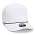 Custom Imperial 5054 The Wrightson Cap | Performance Rope Hat - White/ Black - The Luua Company