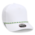 Custom Imperial 5054 The Wrightson Cap | Performance Rope Hat - White/ Green - Yellow - The Luua Company