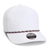 Custom Imperial 5054 The Wrightson Cap | Performance Rope Hat - White/ Navy - Red - The Luua Company
