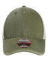 Custom Imperial 5058 "The Gambit Mesh" Cap – Structured 5 - Panel Hat - Olive Green/ Stone - The Luua Company