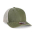 Custom Imperial 5058 "The Gambit Mesh" Cap – Structured 5 - Panel Hat - Olive Green/ Stone - The Luua Company