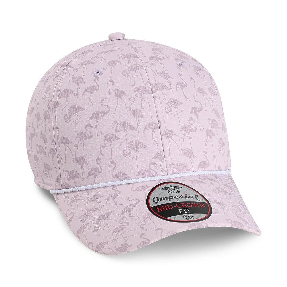 Custom Imperial 5058 The Outtasite Cap | Performance Rope Hat - Flamingos Pink - The Luua Company