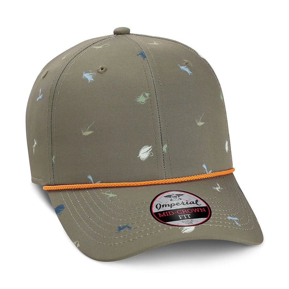 Custom Imperial 5058 The Outtasite Cap | Performance Rope Hat - Olive Green - The Luua Company