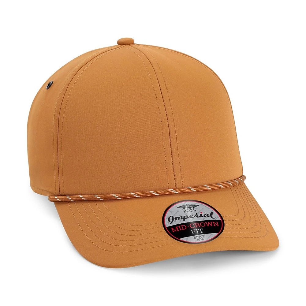 Custom Imperial 6054 The Habanero Performance Rope Cap | 6 - Panel - Buckthorn Brown - The Luua Company