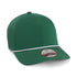 Custom Imperial 7054 "The Wingman" Cap – Structured 6-Panel Performance Rope Hat - Forest/ White - The Luua Company