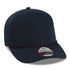 Custom Imperial 7054 "The Wingman" Cap – Structured 6-Panel Performance Rope Hat - Navy/ Navy/ Red - The Luua Company
