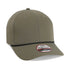 Custom Imperial 7054 "The Wingman" Cap – Structured 6-Panel Performance Rope Hat - Olive Green/ Black - The Luua Company