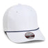 Custom Imperial 7054 "The Wingman" Cap – Structured 6-Panel Performance Rope Hat - White/ Navy - The Luua Company