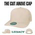 Custom Imperial CUT The Cut Above Cap | Performance 6 - Panel Hat - Black - The Luua Company
