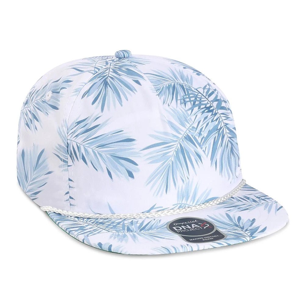 Custom Imperial DNA010 Aloha Rope Cap | Performance Rope Hat - Floral Mist - The Luua Company